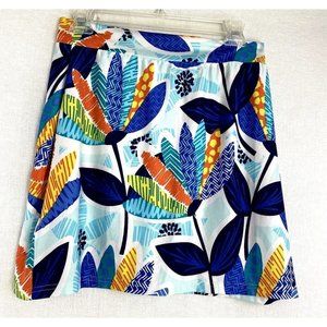 Buckhead Betties Tropical Bold Color Floral Print A-Line Mini Skirt Size S